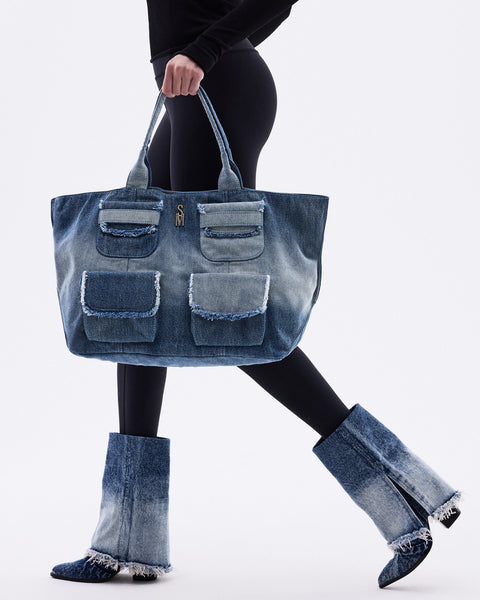 ANISIA Bag Denim Fabric  Women's Tote Bags – Steve Madden