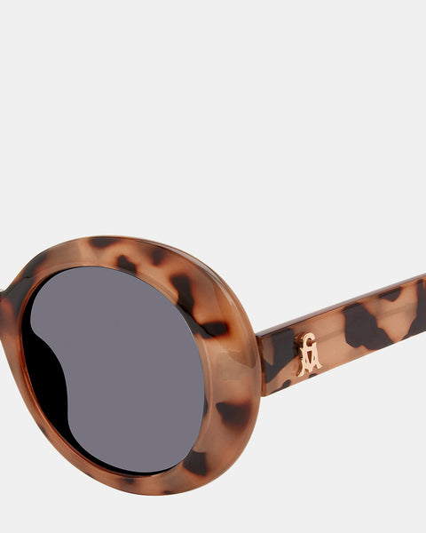 ISLA Sunglasses Tortoise  Women's Classic Round Sunglasses