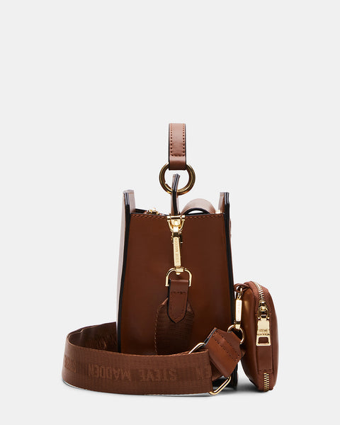 Bags, Brown Leather Boutique Adjustable Style Shoulder Strap Purse Simple