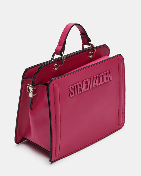 Steve Madden Women's Bevelyn Satchel Crossbody Bag - Pink