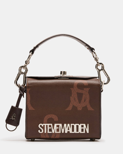 Steve Madden, Bags, Authentic Steve Madden Brown Leather Shoulder Bag  With Scarf