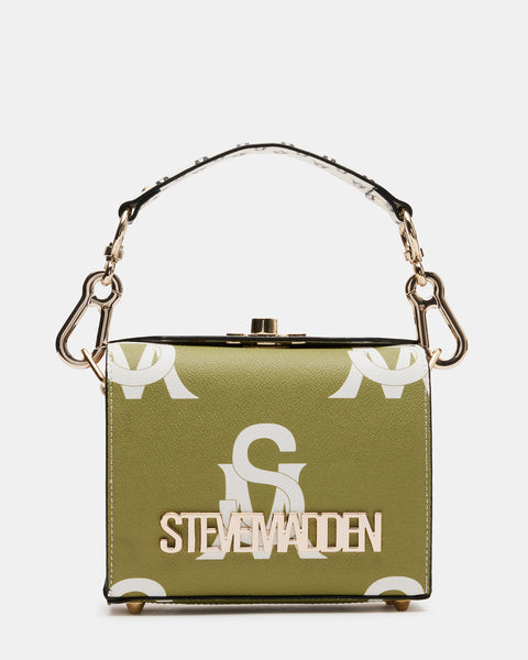 Off-white Olive Green Logo-print Crossbody Bag