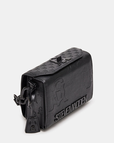 Mini Geometric Printed Pu Leather Crossbody Bag Sling Bag For Men And Women