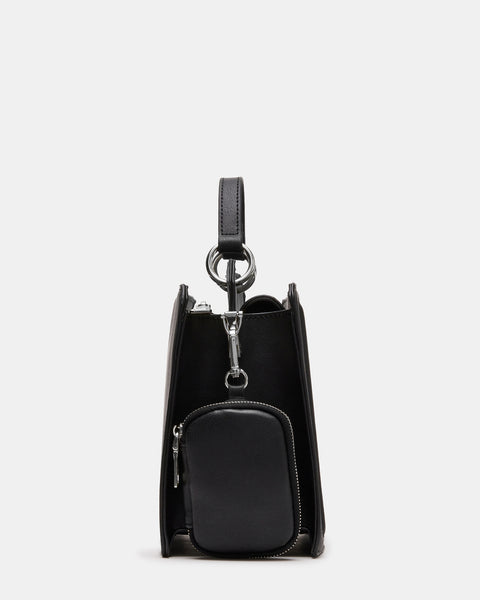 Prada Saffiano Wallet w/ Shoulder Strap - Black Crossbody Bags