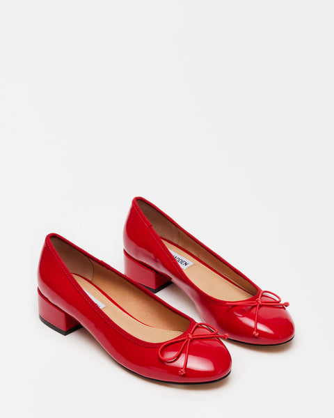 Dreamy rose patent leather ballet flats Louis Vuitton Red size 38