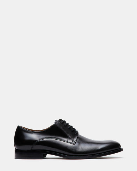 Men's Lace-Up Shoe In Black Leather