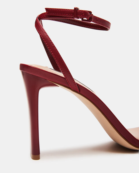 Steve madden cheap burgundy heels