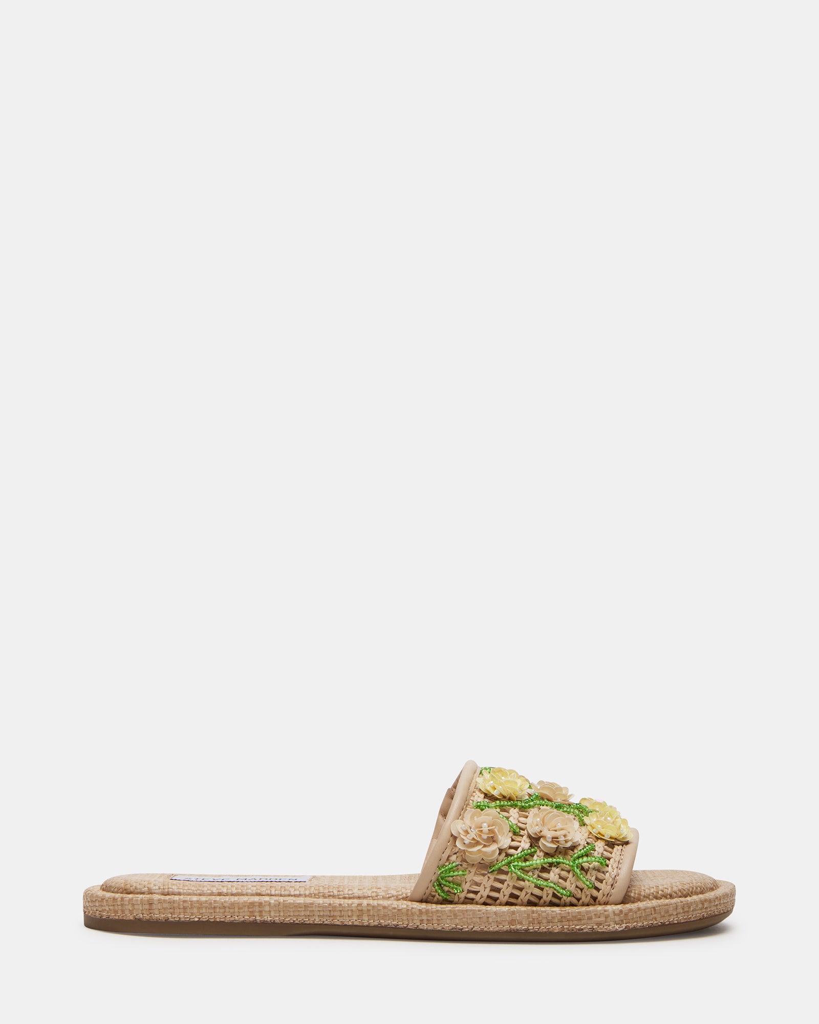 PICNIC Floral Multi Raffia Slide Sandals | Women's Sandals – Steve Madden