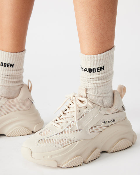 Tan Steve Madden Womens Possession Sneaker, Womens