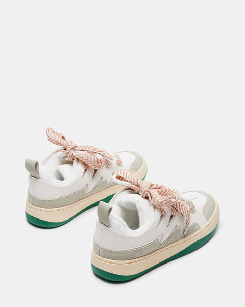 Steve Madden Roaring Sneakers White/Green / 7