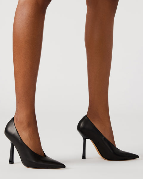 Black Suede Pointy Toe Pumps, Romy 100, Pre Fall 16