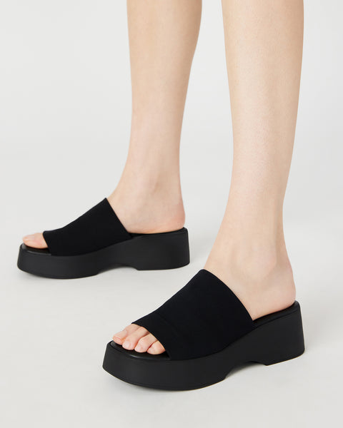 SLINKY30 Black Platform Sandal  Women's Sandals – Steve Madden