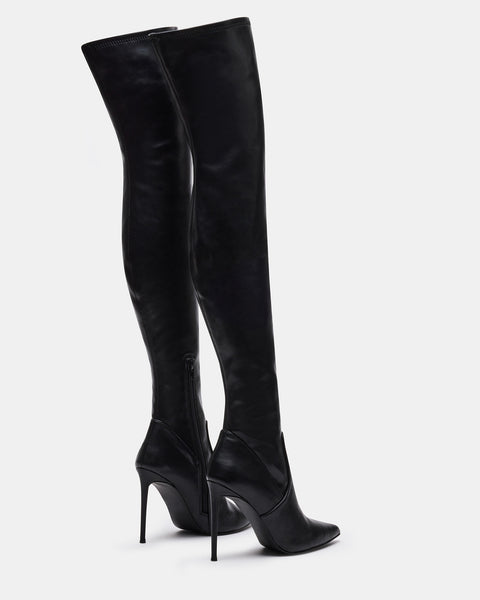 2022 Black Sexy Over The Knee Boots Women High Heels Shoes Ladies