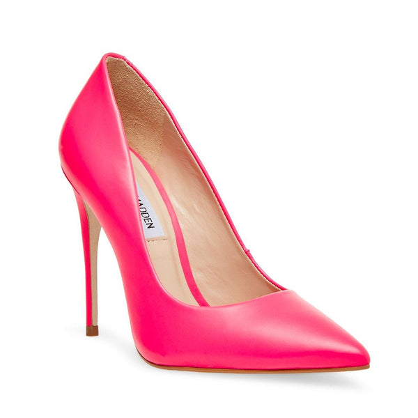 Kait Hot Pink Rhinestone Pointed-Toe Pumps