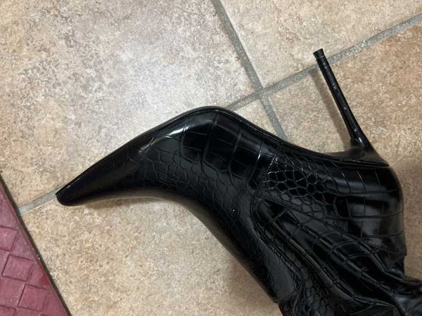 Steve madden best sale vava black crocodile