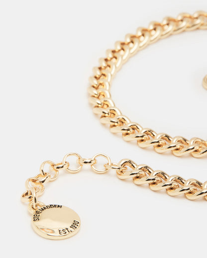 CURB CHAIN ANKLET GOLD