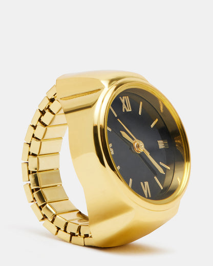 WATCH RING BLACK/GOLD