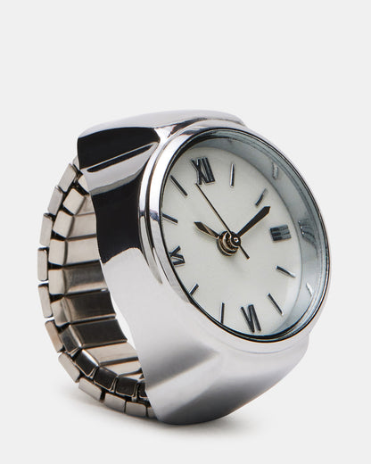 WATCH RING WHITE/SILVER