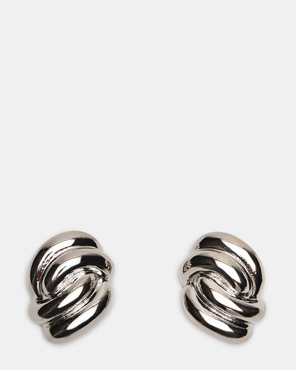 KNOT EARRINGS SILVER