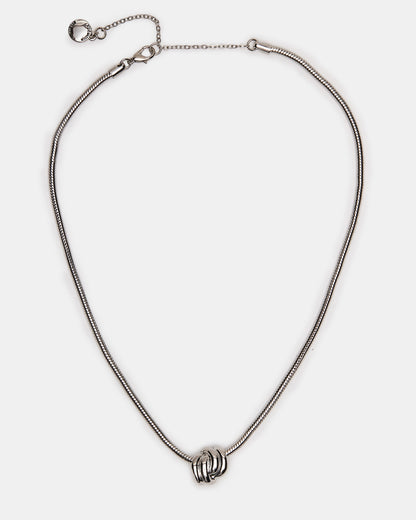 KNOT NECKLACE SILVER