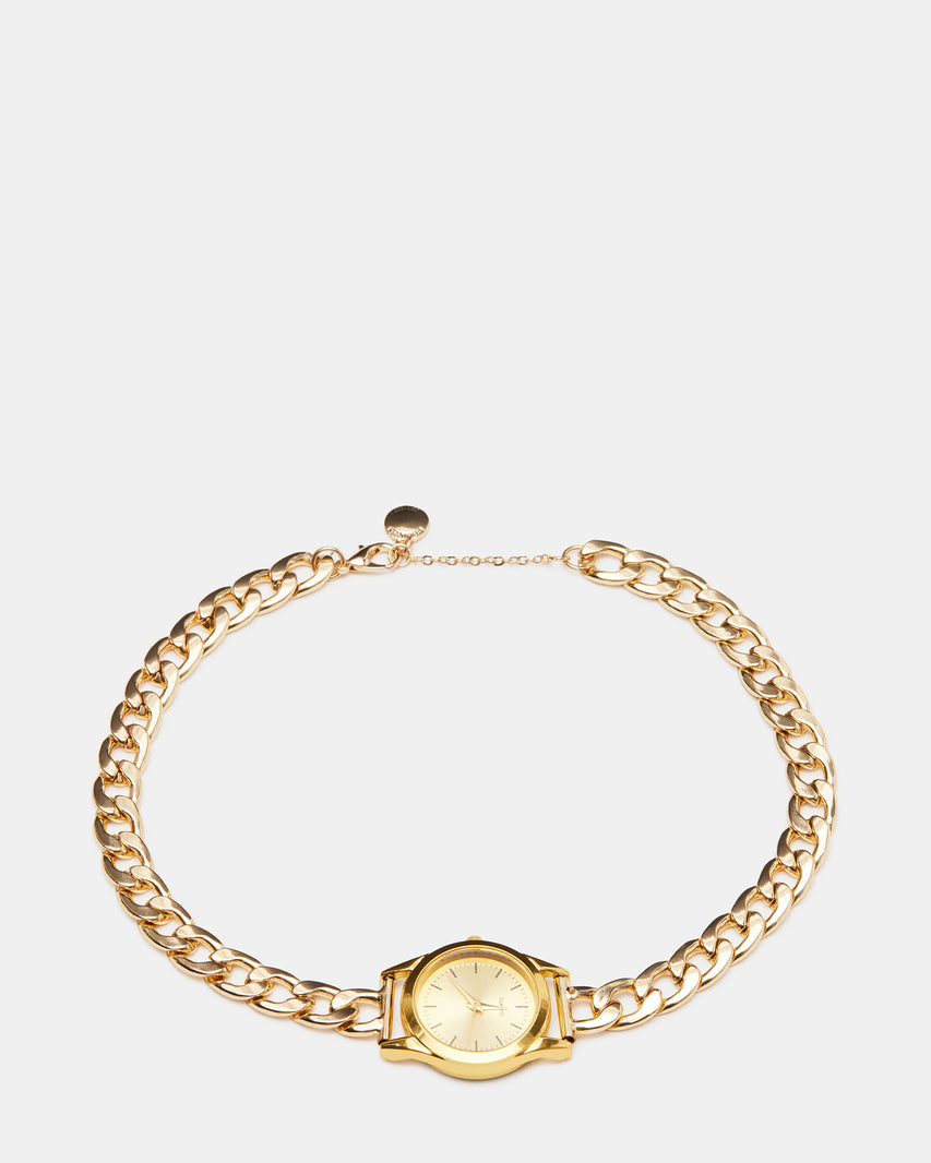 WATCH NECKLACE GOLD