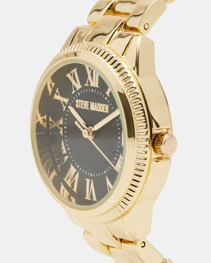 CLASSIC STATEMENT WATCH BLACK/GOLD