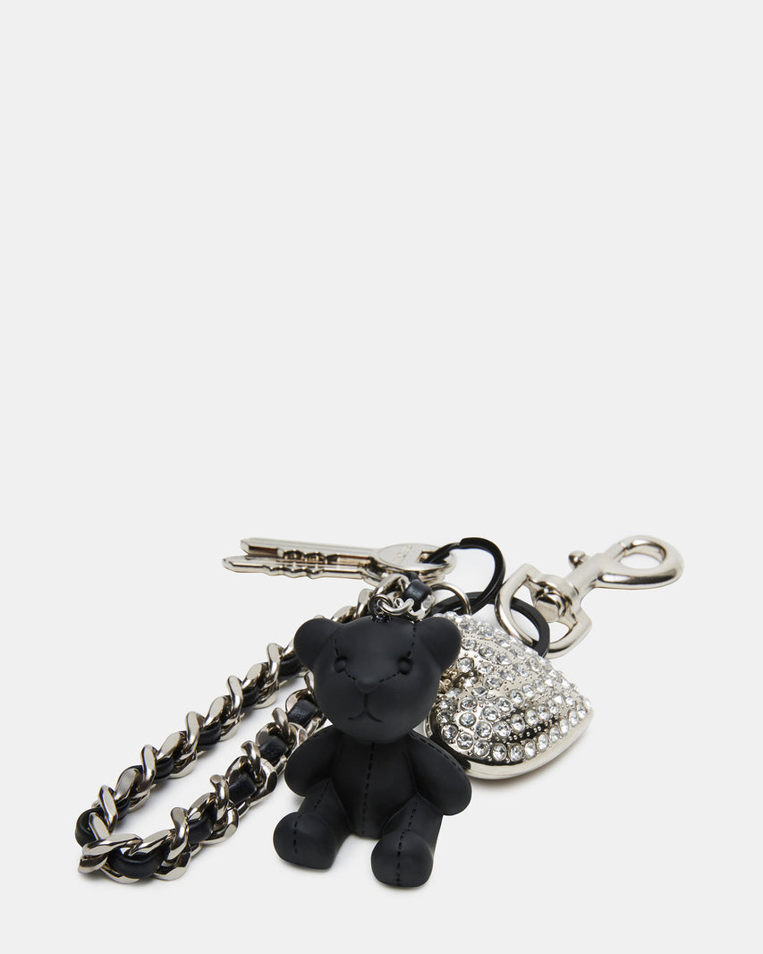 BEARY BAG CHARM BLACK