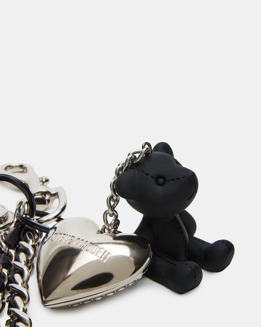 BEARY BAG CHARM BLACK