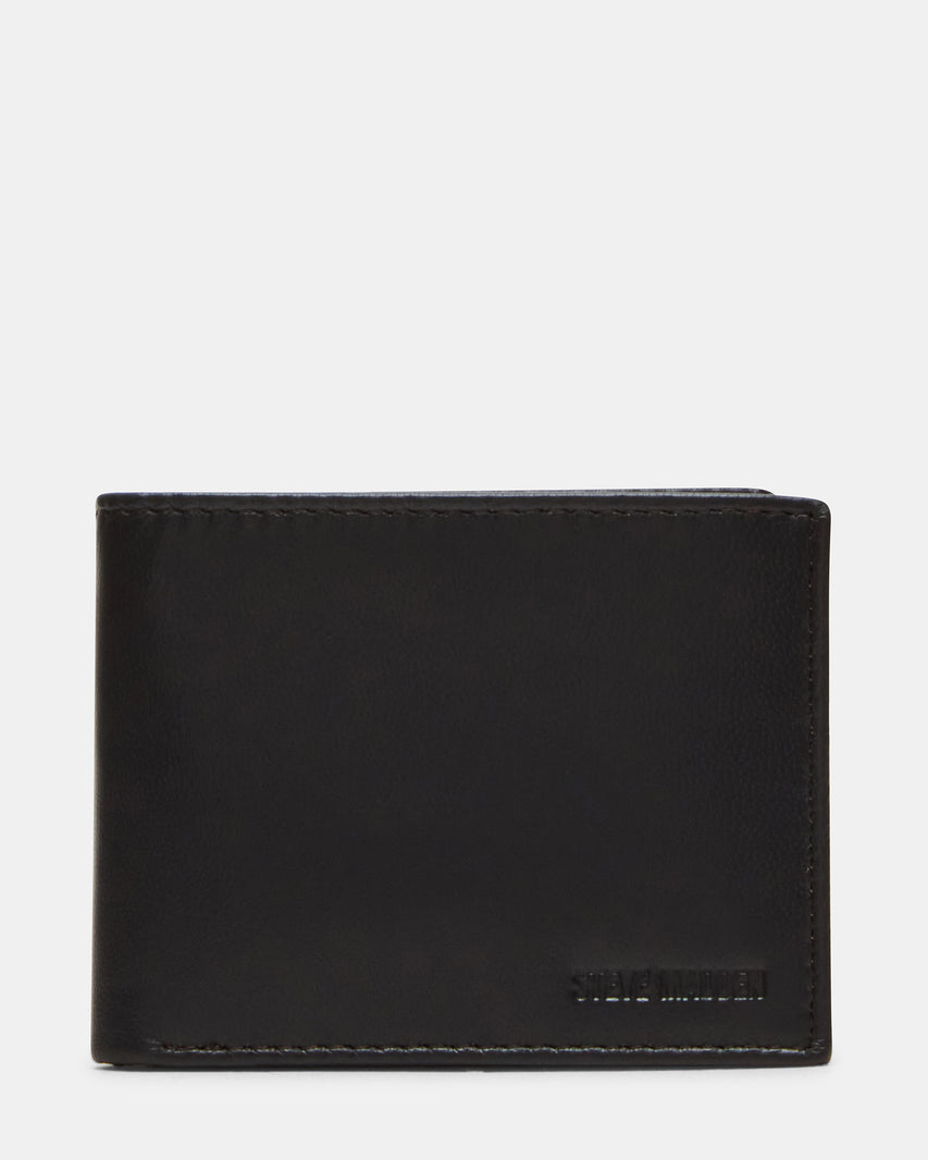 MEN'S BIFOLD LEATHER WALLET BROWN