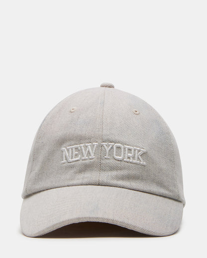 NEW YORK CITY DAD CAP WHITE/DENIM