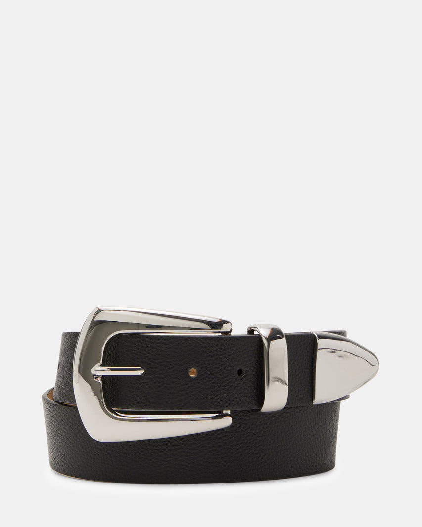 PUFFY 3-PIECE HARDWARE BELT BLACK