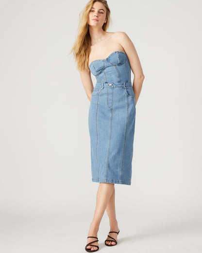 ANYA DENIM DRESS