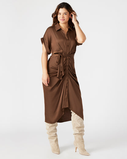 TORI DRESS CHOCOLATE