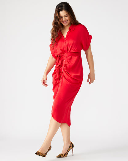 TORI DRESS RED