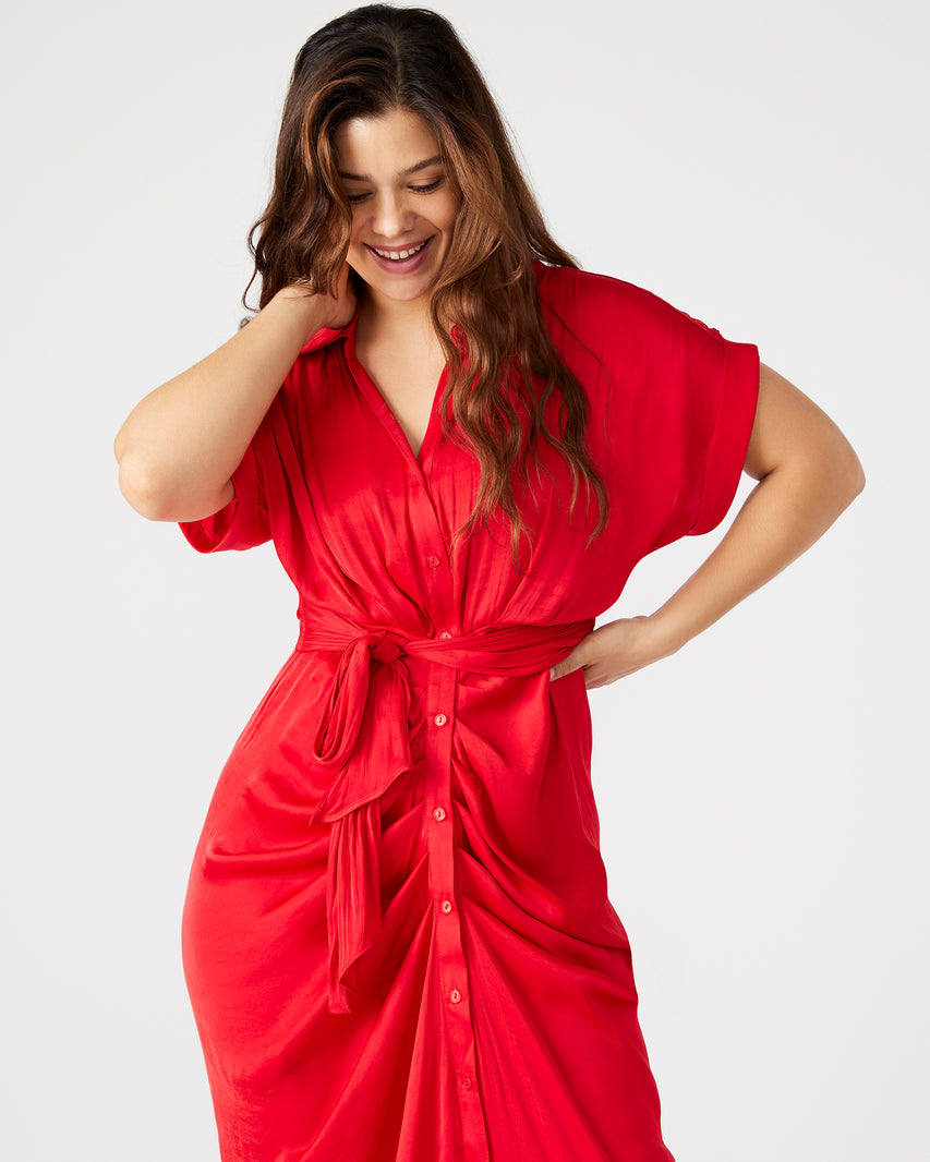 TORI DRESS RED