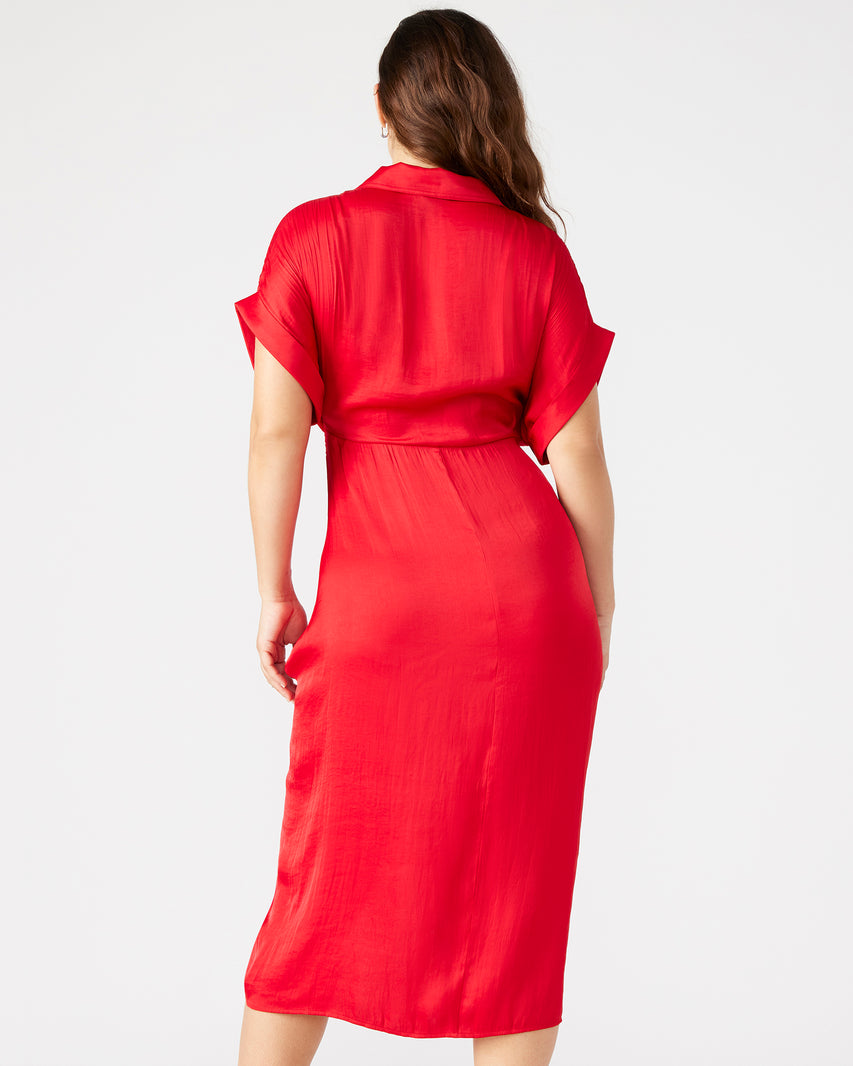 TORI DRESS RED