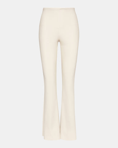 CITRINE Pant Bone | Women's Faux Leather Flare Pants – Steve Madden