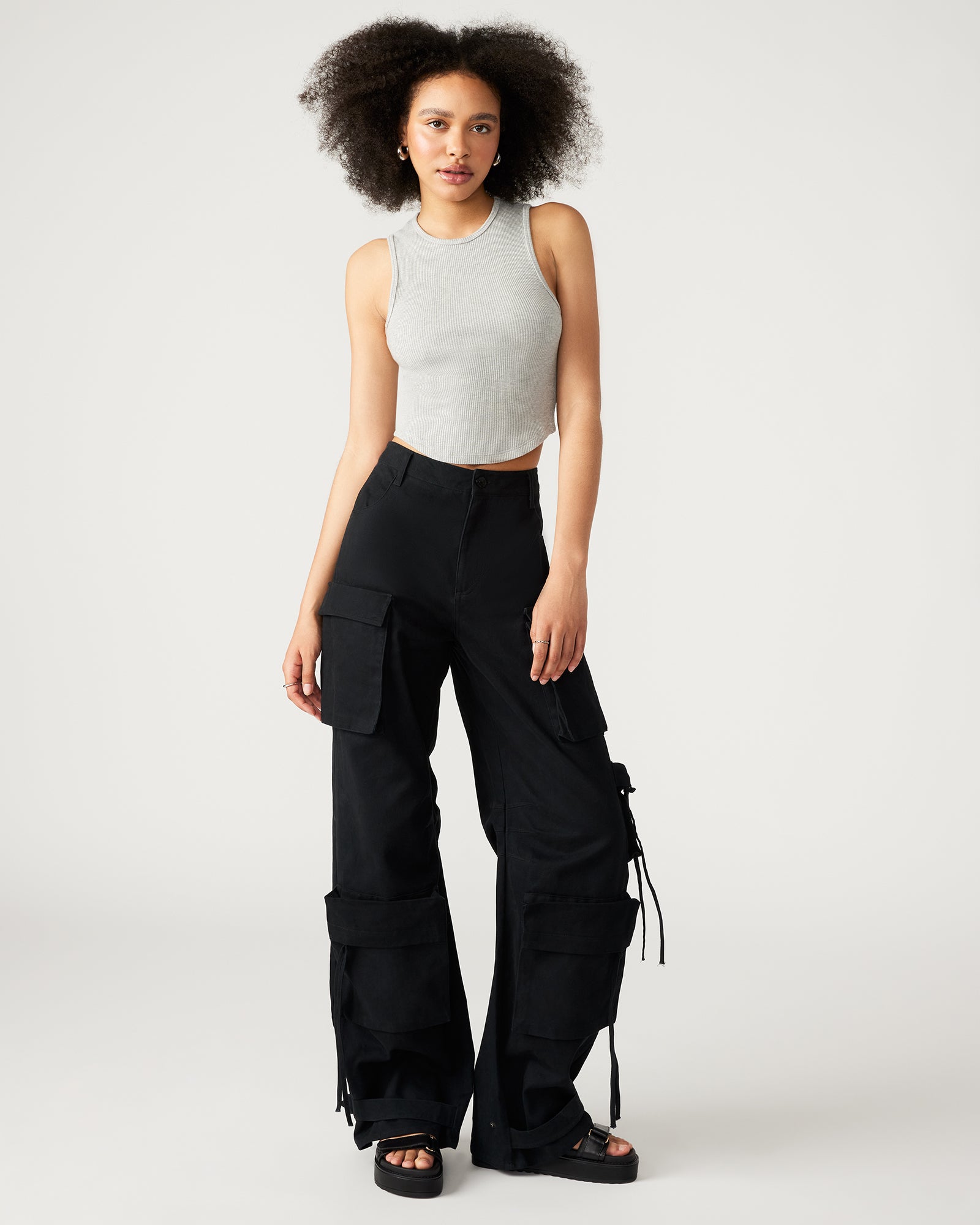 DUO Pant Black | Women's Utility Cargo Pants – Steve Madden