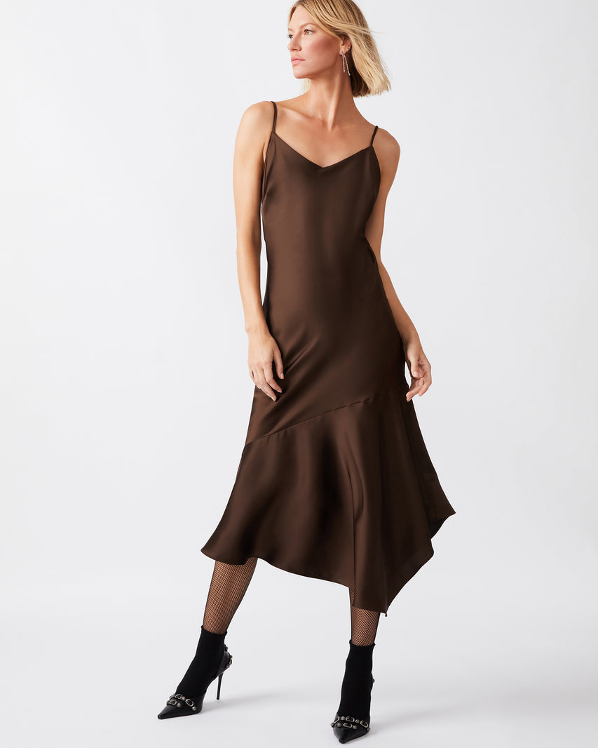 LUCILLE DRESS BROWN