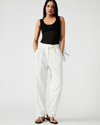 RUMI PANT WHITE/BLACK