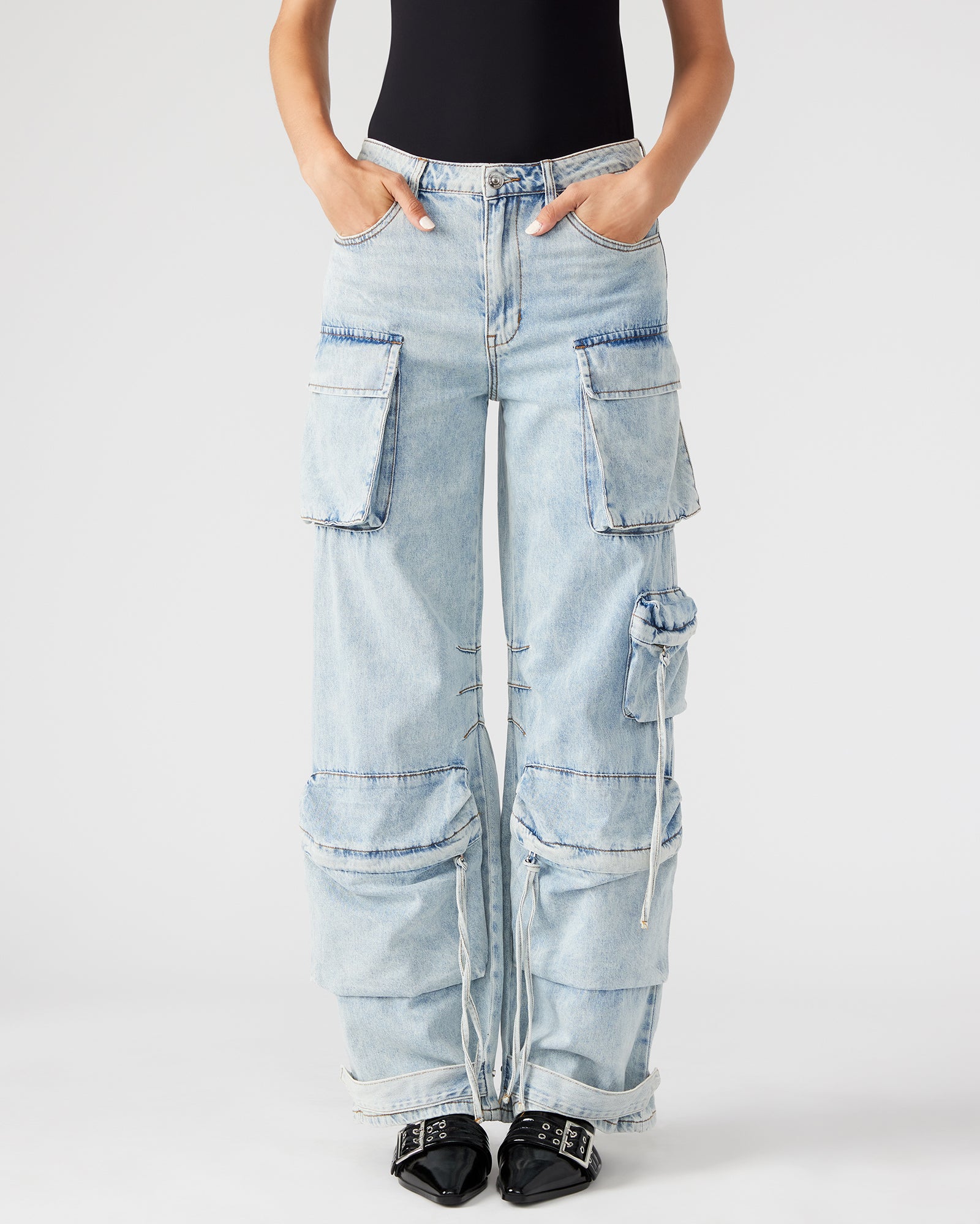 DUO Denim Pant | Women's Utility Cargo Pants – Steve Madden