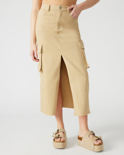 BENSON SKIRT TAUPE