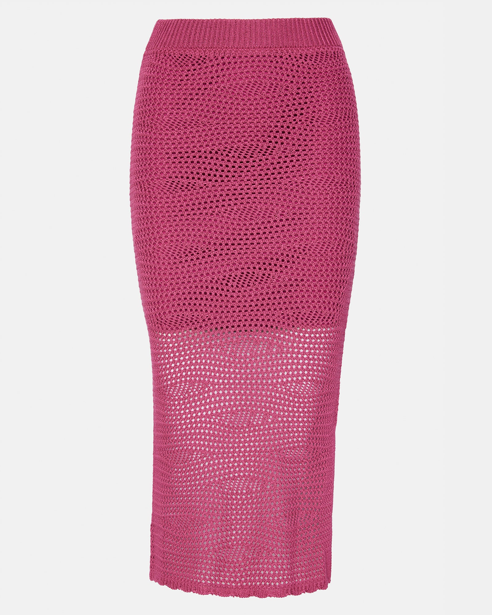 LILIANA Skirt Rose | Women's Open Crochet Midi Skirt – Steve Madden