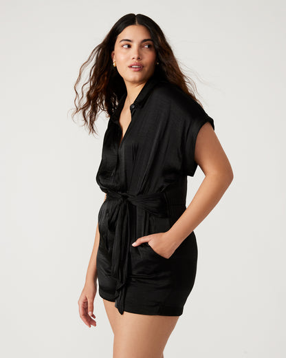 TORI ROMPER BLACK