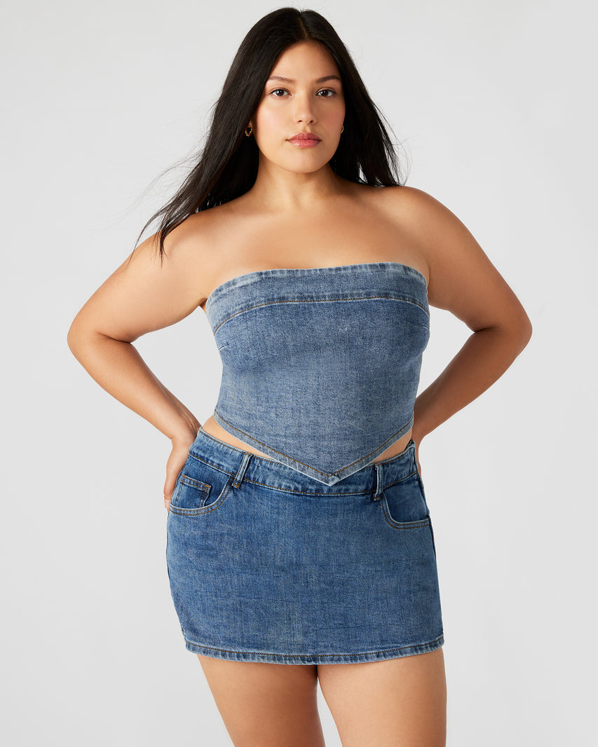 SURI DENIM TOP