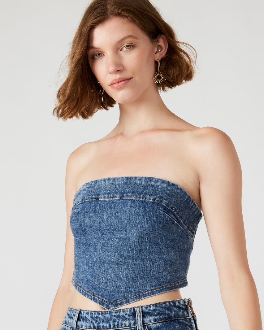 SURI DENIM TOP