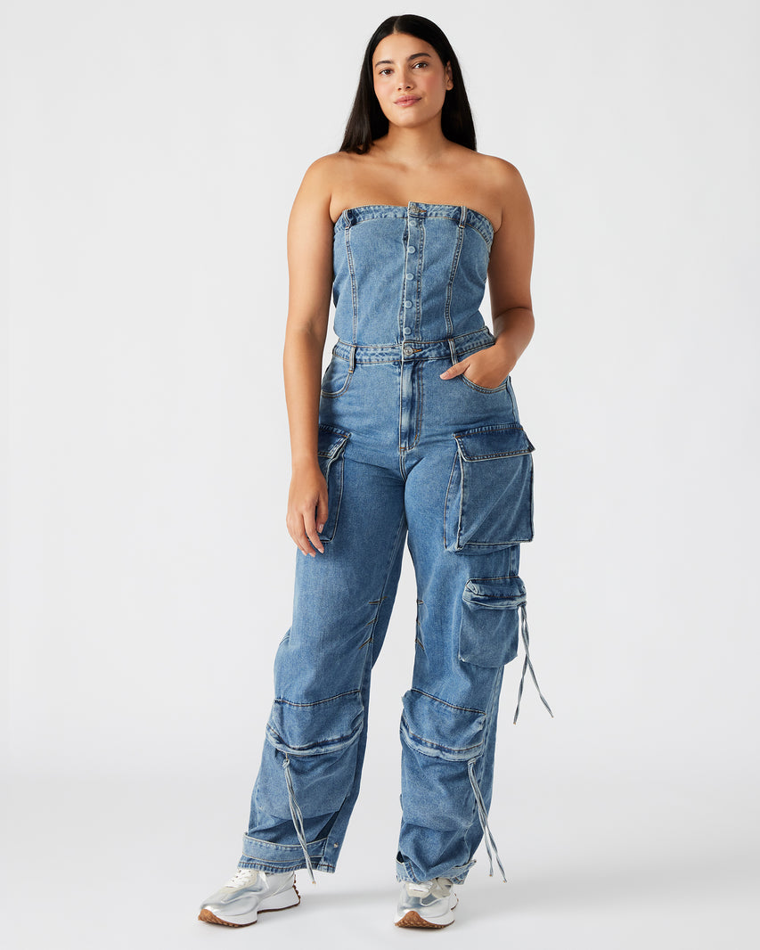 DUO DENIM JUMPSUIT