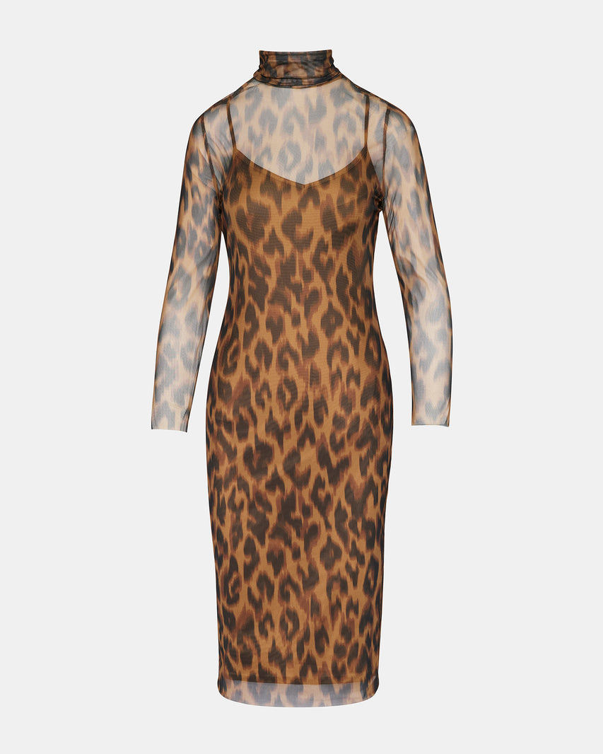 VIVIENNE DRESS LEOPARD