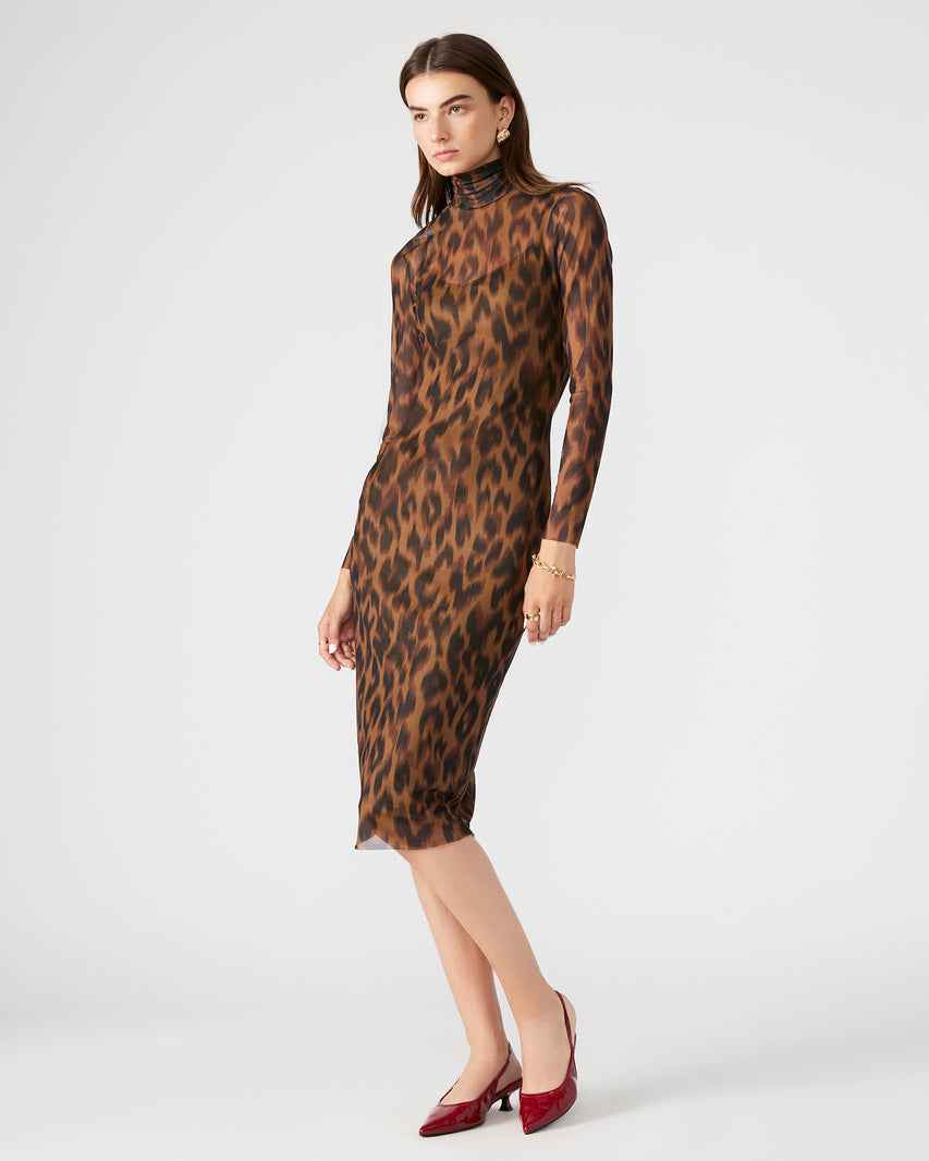 VIVIENNE DRESS LEOPARD