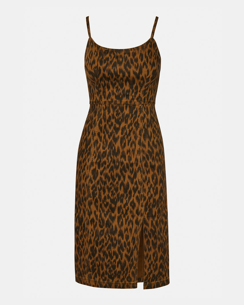 GISELLE DRESS LEOPARD